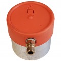 Waekon FPT25-6G Gas Cap Adapter for FPT Series Gas Cap Testers, orange-