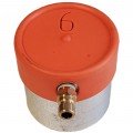 Waekon FPT25-6G Gas Cap Adapter for FPT Series Gas Cap Testers, orange-