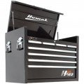 Homak BK02036081 H2PRO Series Top Chest, 36", 8-drawer, black-