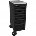 Homak RS PRO BK08014070 7-Drawer Side Cabinet, 14.5", black-