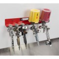 Innovative Tools I-SGH-7 Spray Gun Holder, holds up to 7 guns, rubber coated-