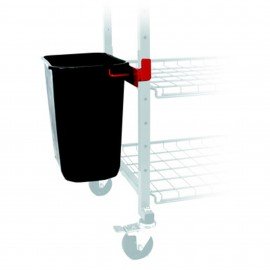 Innovative Tools I-TC Trash Can with Holder for Innovative Material Carts-