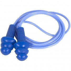 Jackson Safety 13822 Reusable Earplugs, metal detectable, corded-