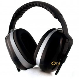 Jackson Safety 20771 H70 Onyx Earmuffs, 23 dB NRR, Headband-