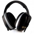 Jackson Safety 20771 H70 Onyx Earmuffs, 23 dB NRR, Headband-