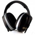 Jackson Safety 20772 H70 Onyx Earmuffs, 26 dB NRR, headband-