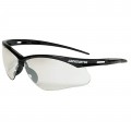 Jackson Safety 50004 Safety Glasses, Indoor/Outdoor Lens, Black Frame-