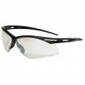 Jackson Safety 50004 Safety Glasses, Indoor/Outdoor Lens, Black Frame-