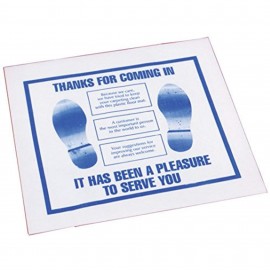 JohnDow FM-3-H Disposable Car Floor Mats, 18" x 19", 500-pack-