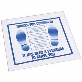 JohnDow FM-3-H Disposable Car Floor Mats, 18" x 19", 500-pack-