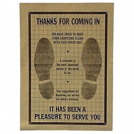 JohnDow PFM-500 Disposable Car Floor Mats, 16 x 22", 500-pack-