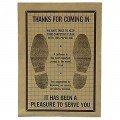JohnDow PFM-500 Disposable Car Floor Mats, 16 x 22", 500-pack-