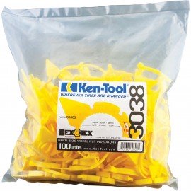 Ken-Tool 30603 Loose Wheel Nut Indicator, 1-3/16" to 1-1/2", Yellow-
