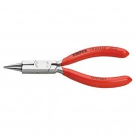 Knipex 1903130 Round Nose Pliers with Cutting Edge, 5"-