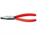 Knipex 2001140 Flat Nose Pliers, 5.5", plastic coated handles-