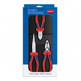 Knipex 2011 Assembly Pliers Set, 3-piece, with tray-