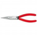 Knipex 2501125 Snipe Nose Side Cutting Pliers, 5", plastic coated handles-