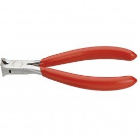 Knipex 6411115 Electronics End Cutting Nipper, 4.5", without bevel-