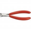 Knipex 6411115 Electronics End Cutting Nipper, 4.5", without bevel-