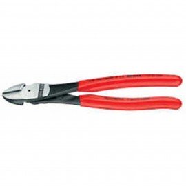 Knipex 7401140 High Leverage Diagonal Cutter, 5", plastic coated handles-