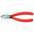 Knipex 7601125 Electro Mechanics Diagonal Cutter, 5", plastic coated handles-