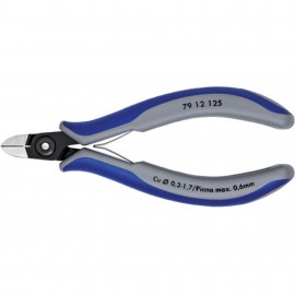 Knipex 7912125 Precision Electronics Diagonal Cutters, 5", for hard wire-