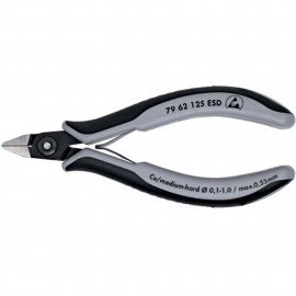 Knipex 7962125ESD Precision Electronics Diagonal Cutters, 5", ESD-
