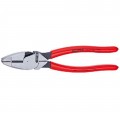 Knipex 901240 Lineman's Pliers, 9.5", non-slip plastic coating-