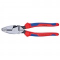 Knipex 902240 Lineman's Pliers, 9.5", multi-component grips-