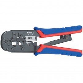 Knipex 975110 Crimping Pliers, 7.5", for Western Plugs-