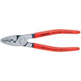 Knipex 9771180 Crimping Pliers For End Sleeves, 7", 0.25 to 16.0 mm²-