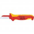 Knipex 9854 Insulated Cable Knife, 1000 V, 7"-