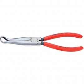 Knipex 3891200 Long Nose Pliers, 8", 45° bent jaws-
