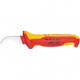 KNIPEX KNT-985313 Insulated Dismantling Knife, 1000 V, 7"-