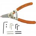 Lang Tools 1434 Quick Switch Pliers with Tip Kit, Internal 3/8" to 2", External ¼" to 2"-