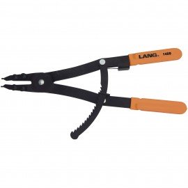 Lang Tools 1485 Internal Retaining Ring Pliers, 3-1/16" to 6-1/4",.120" straight tip-