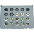 Lang Tools 2599 Spindle Thread Restorer Die Set, 20-piece-