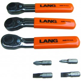 Lang Tools 5220 Bit Wrench Set, 7-piece, fine tooth-