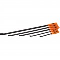 Lang Tools 853-5ST Curved Pry Bar Set, 5-piece, with strike handles-