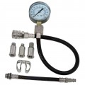 Lang Tools TU-310PB Motorcycle Compression Tester with 10, 12, 14 and 18mm adapters, hands-free-
