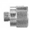 Lincoln Industrial 10460 Button-Head Coupler and Adapter, 5,000 psi, 1/8" NPT x 7/16"-27-