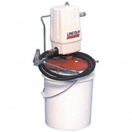 Lincoln Industrial 989 Gear Lube Grease Pump, 25 to 50 lbs, with follower plate-