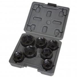 Lisle 13270 Filter Socket Set, 7-piece, low profile-