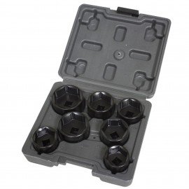 Lisle 13270 Filter Socket Set, 7-piece, low profile-