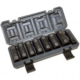 Lisle 13420 Hex &amp; Twist Socket Set, impact, 8-piece-
