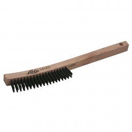Lisle 14160 Scratch Brush, 14", hardwood handle-