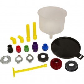 Lisle 24780 Spill-Free Funnel, 18-piece-