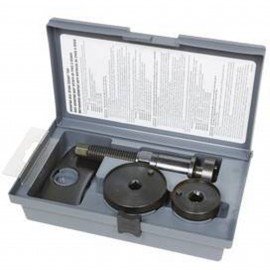 Lisle 25000 Rear Wheel Disc Brake Caliper Tool, with 5 adapters-
