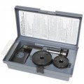 Lisle 25000 Rear Wheel Disc Brake Caliper Tool, with 5 adapters-