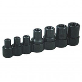 Lisle 26750 External Torx Bit Socket Set, 7-piece, ¼" and 3/8"-